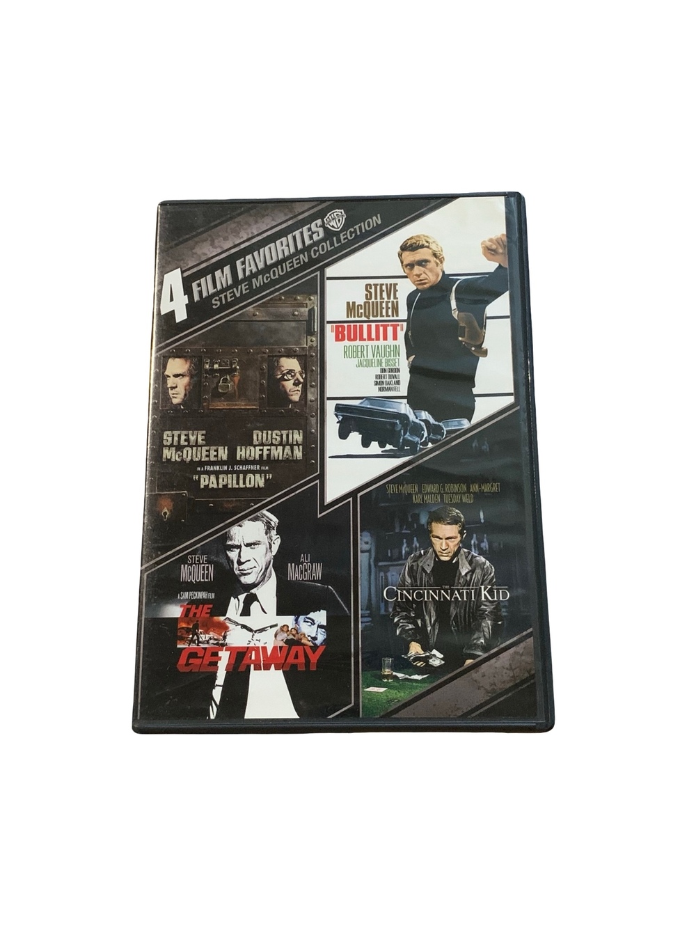 4 Film Favorites Steve McQueen Collection 2-Disc DVD Bullitt Papillon